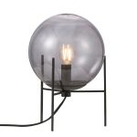 Nordlux Tafellamp Alton 20 Glas en Metaal Zwart | Geschikt voor 1x E14