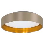 Eglo Plafondlamp Maserlo 2 Staal Wit 20W 2400lm - 830 Warm Wit