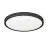 Eglo Plafondlamp Badkamerverlichting Fueva 6 Kunststof Zwart 14.2W 2000lm - 827-840-865 CCT