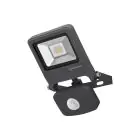 Ledvance LED Floodlight Endura Zwart 10W 800lm 100D - 830 Warm Wit | IP44 - Bewegings- en lichtsensor - Symmetrisch