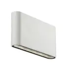 Nordlux Kniver Wandlamp Aluminium Wit 8.5W 350lm - 830 Warm Wit