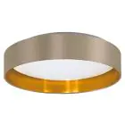 Eglo Plafondlamp Maserlo 2 Staal Wit 20W 2400lm - 830 Warm Wit