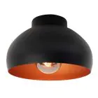 Eglo Plafondlamp Mogano 2 Zwart, Koper | Geschikt voor E27